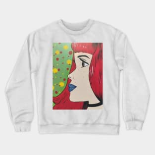 Red headed girl Crewneck Sweatshirt